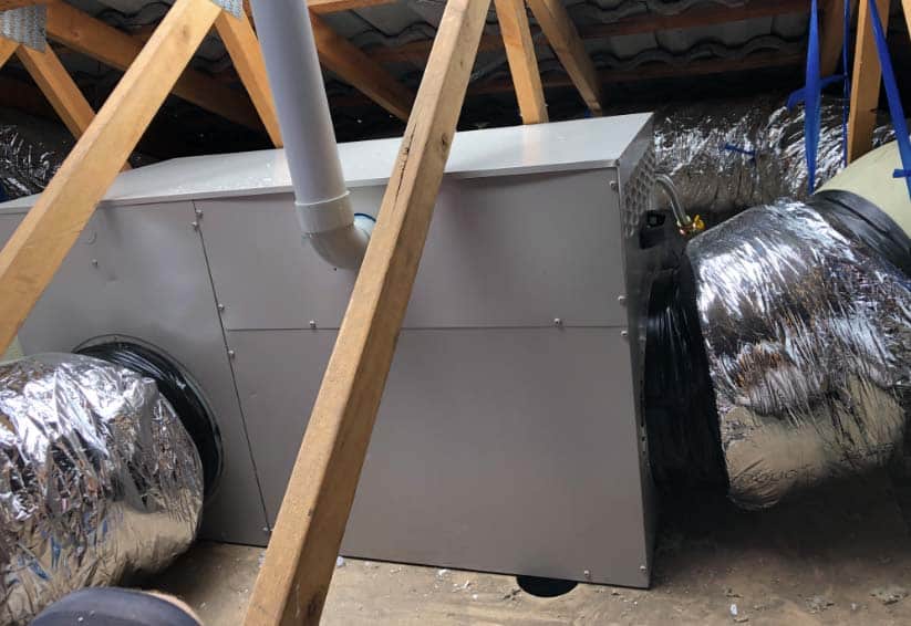 Gas Ducted Heating System Installation